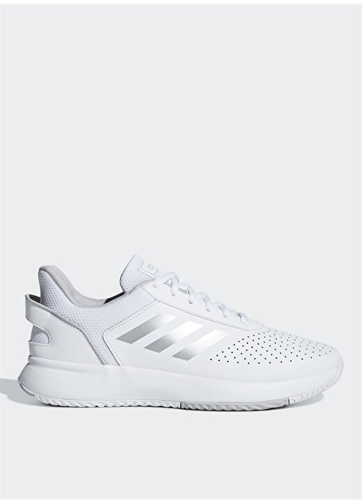 Adidas F36262 COURTSMASH Normal Bilek Bağcıklı Kauçuk Taban Beyaz Kadın Koşu Ayakkabısı 1