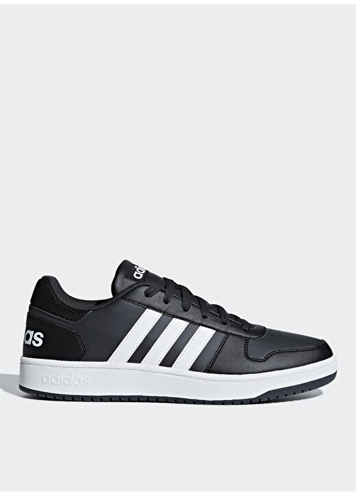 Adidas Siyah - Beyaz Erkek Lifestyle Ayakkabı B44699 HOOPS 2.0 1