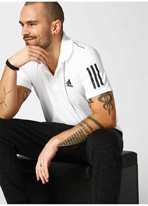 Adidas DU0849 Club 3Str Polo Polo T-Shirt 4