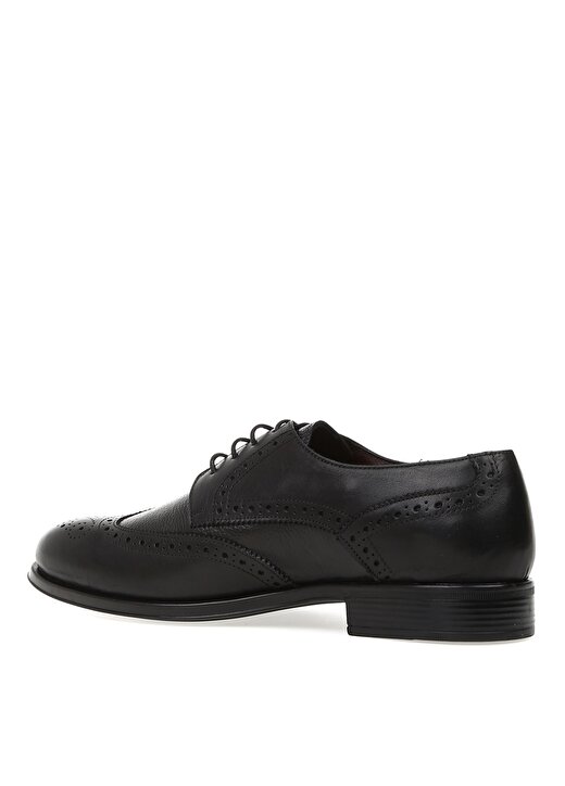 Cotton Bar Siyah Erkek Klasik Ayakkabı 2