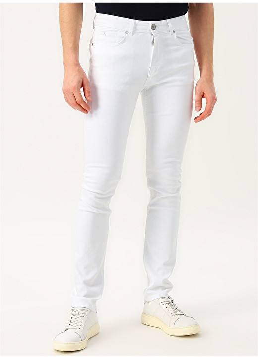 Fabrika Beyaz Denim Pantolon 2