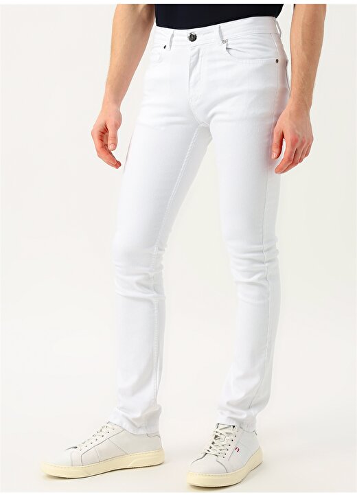 Fabrika Beyaz Denim Pantolon 3