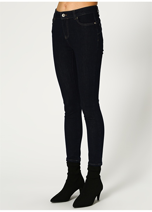 Network Skinny Lacivert Denim Pantolon 3