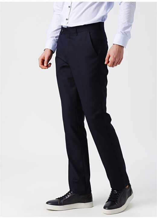 Cotton Bar Lacivert Klasik Pantolon 3