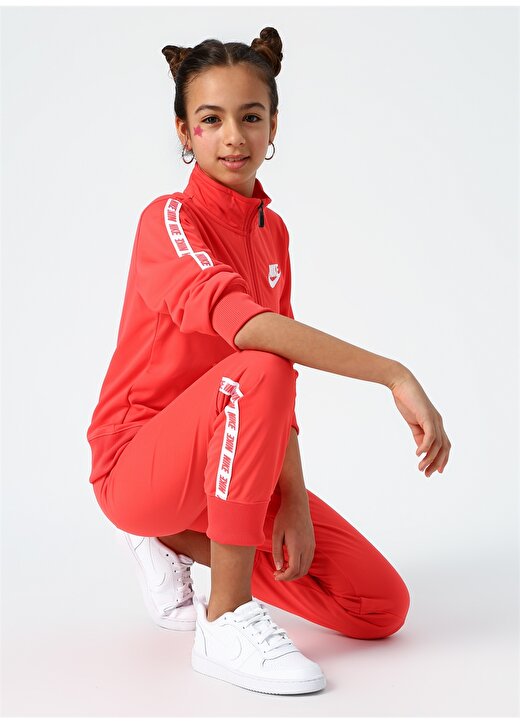 Nike Turuncu Kız Çocuk Eşofman Takımı 4