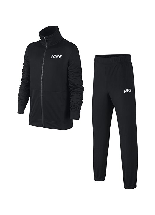 Nike Siyah - Gri - Gümüş Erkek Çocuk Eşofman Takımı 1