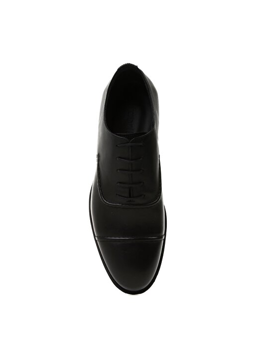 Fabrika Siyah Erkek Klasik Ayakkabı 4