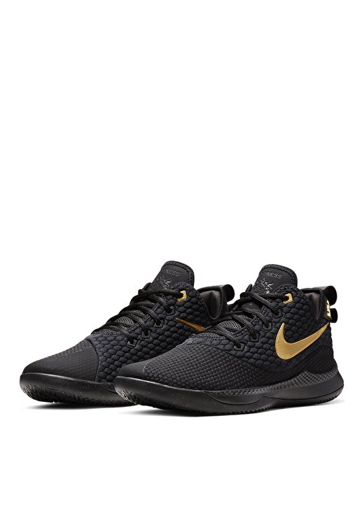 Nike Siyah - Gri - Gümüş Erkek Basketbol Ayakkabısı 4