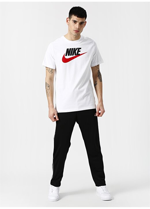 Nike Beyaz Erkek T-Shirt AR5004-100 M NSW TEE ICON FUTURA 2
