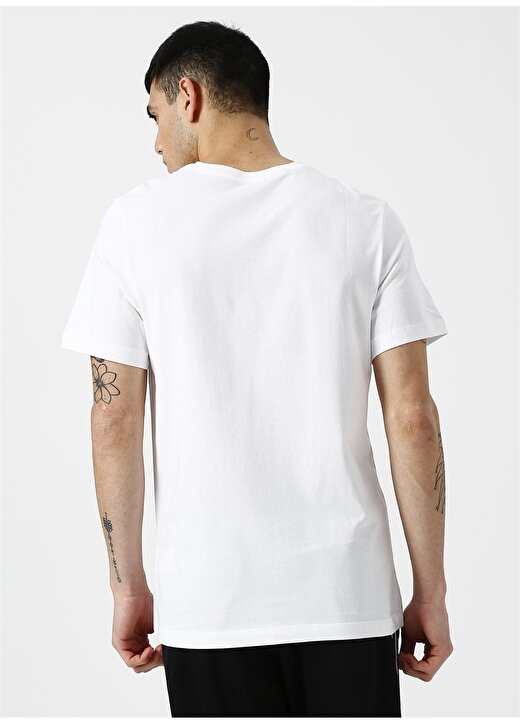 Nike Beyaz Erkek T-Shirt AR5004-100 M NSW TEE ICON FUTURA 4