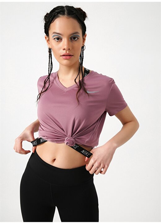 Nike Miler Top Kadın Koşu T-Shirt 3