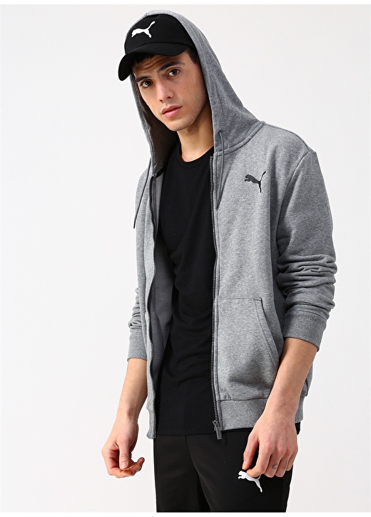 Puma Essentials Hooded Jacket Zip Ceket 2