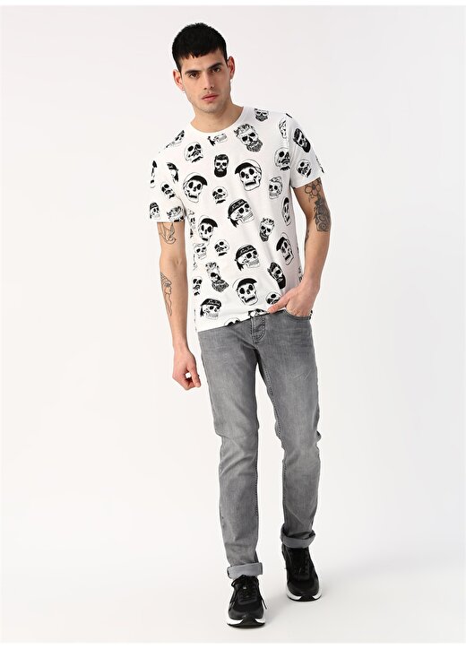 Jack & Jones Beyaz Erkek T-Shirt 2