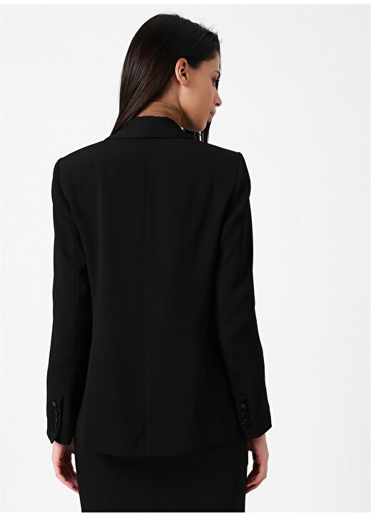 Beymen Studio 101358384 Siyah Kadın Blazer Ceket 4