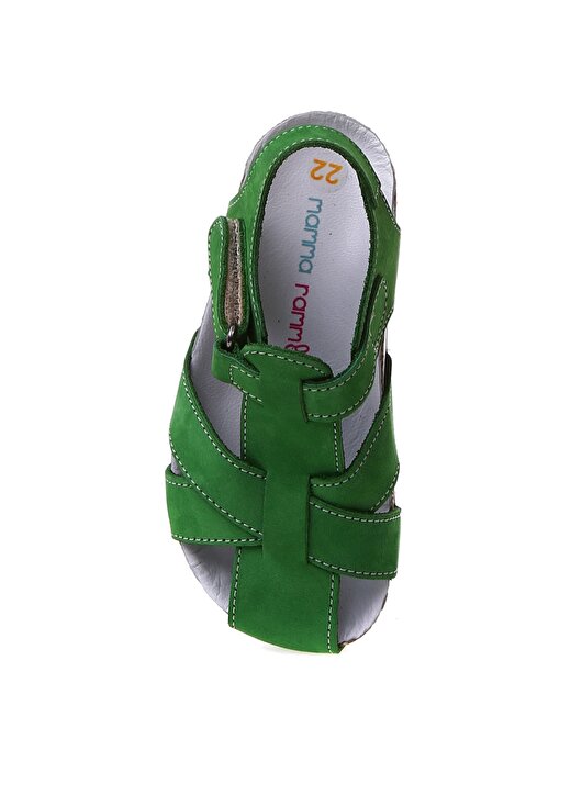 Mammaramma Yan Yeşil Erkek Sandalet Sandalet 4