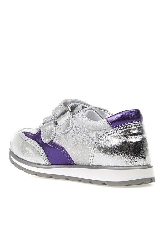 Mammaramma Bantlı Gümüş Kız Çocuk Yürüyüş Ayakkabısı 2