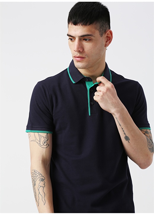 Limon Lacivert Polo T-Shirt 4