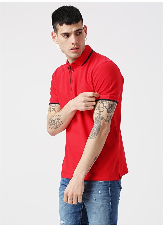 Limon Kırmızı Polo T-Shirt 3