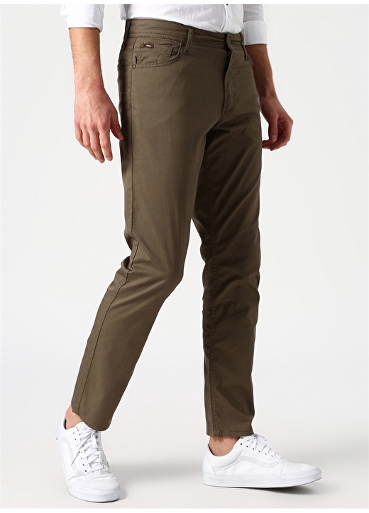 Lee Cooper Haki Erkek Chino Pantolon 3