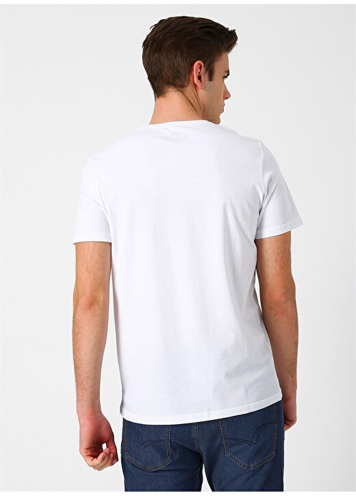 Lee Cooper Basic Beyaz T-Shirt 4