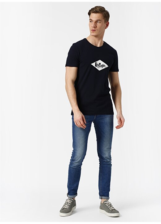 Lee Cooper Baskılı Lacivert T-Shirt 2