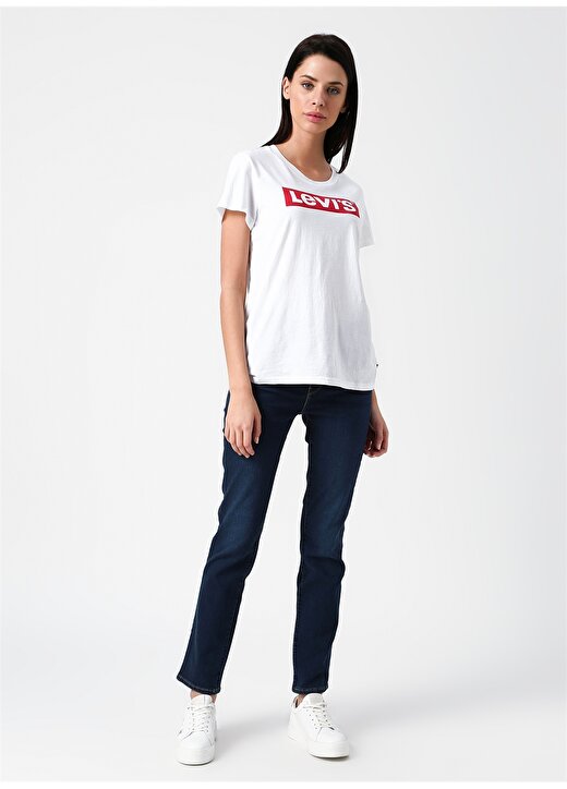 Levis The Perfect Tee New Red Box Tab White T-Shirt 2
