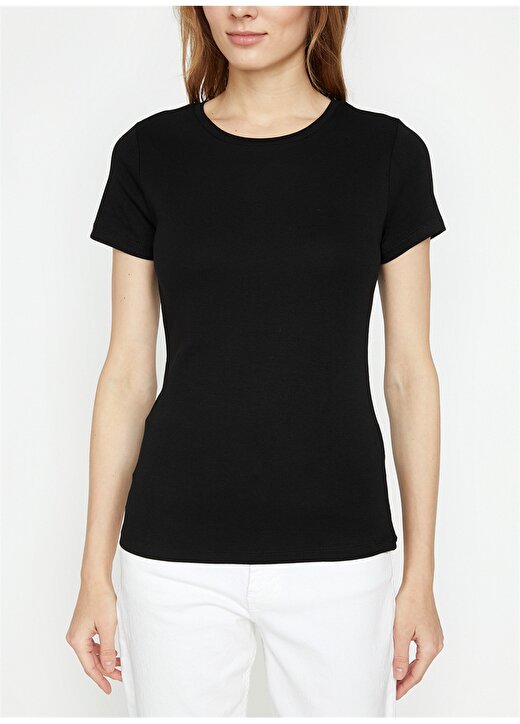 Koton Siyah T-Shirt 3