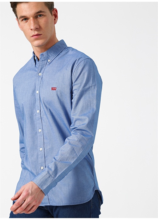 Levis Ls Battery Hm Shirt True Blue Gömlek 4