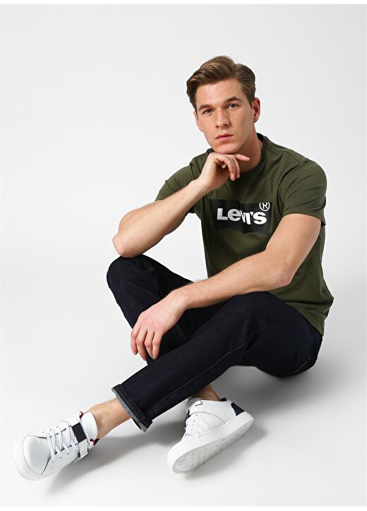 Levis Housemark Graphic Tee Hm Ssnl Tech Oliv T-Shirt 2