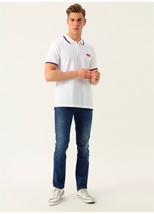 Levis Ss Modern Hm Polo Hm Patch White T-Shirt 2