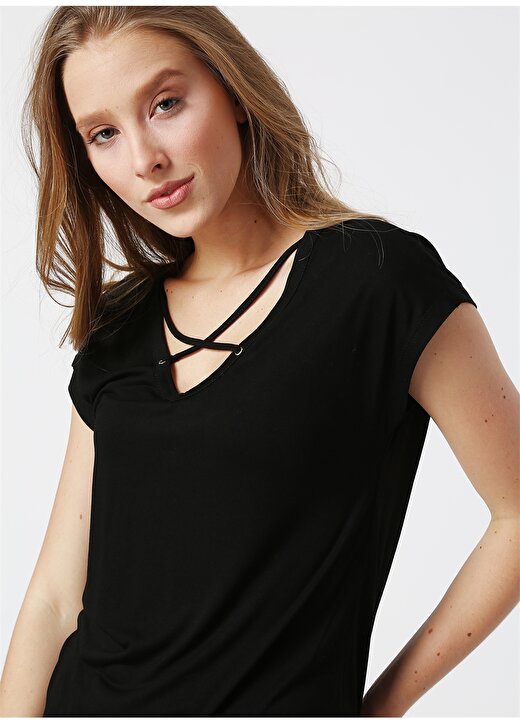 Koton Siyah T-Shirt 3