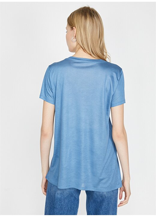 Koton Mavi T-Shirt 4