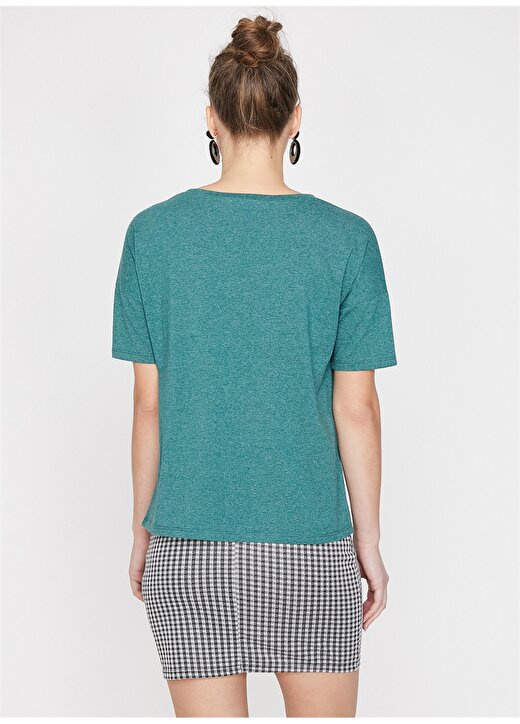 Koton Yeşil T-Shirt 4