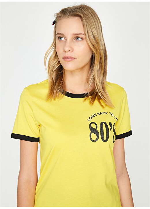 Koton Sarı T-Shirt 3