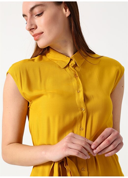 Koton Sarı Elbise 1