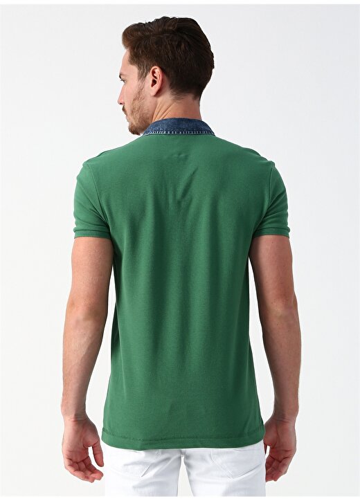 Mavi Yeşil Erkek Polo T-Shirt 4