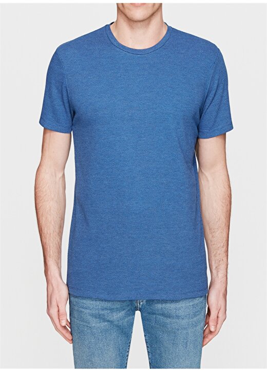 Mavi Dokulu Mavi Basic T-Shirt 2
