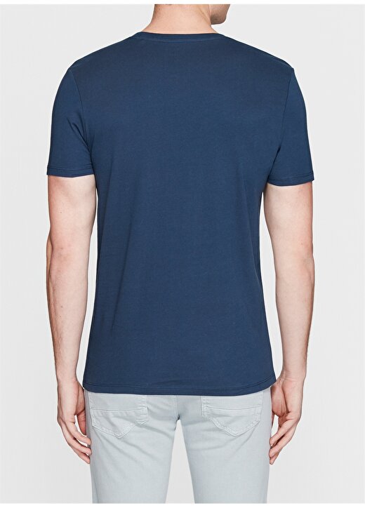 Mavi Koyu Mavi Erkek T-Shirt 4