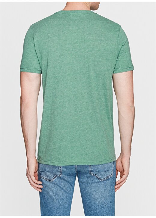 Mavi Yeşil Erkek T-Shirt 4