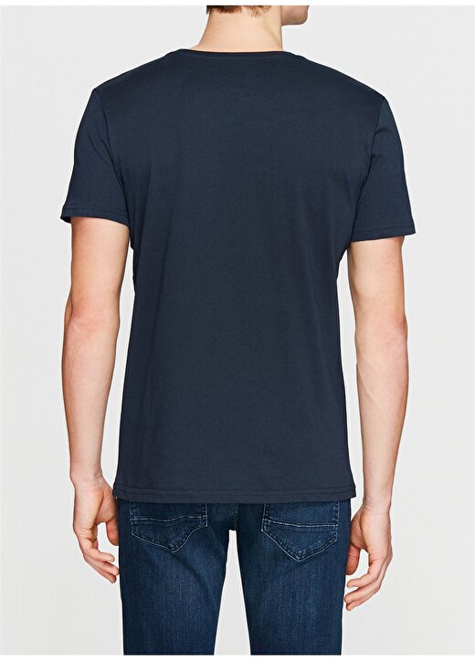 Mavi Lacivert Erkek T-Shirt 4