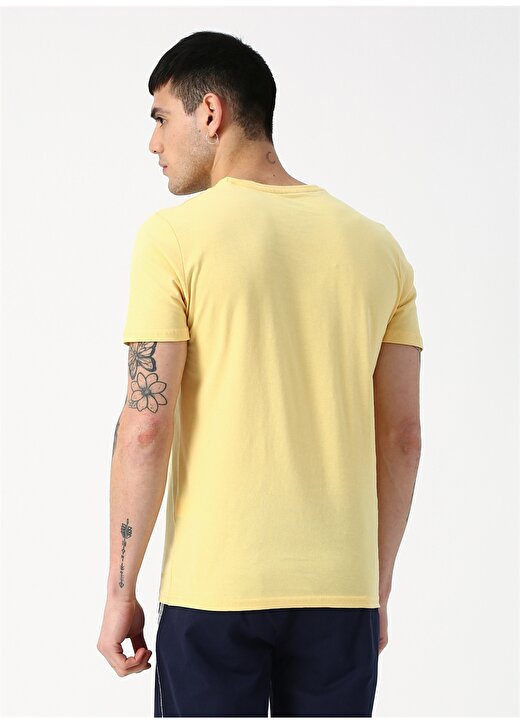 Mavi Sarı Erkek T-Shirt 4