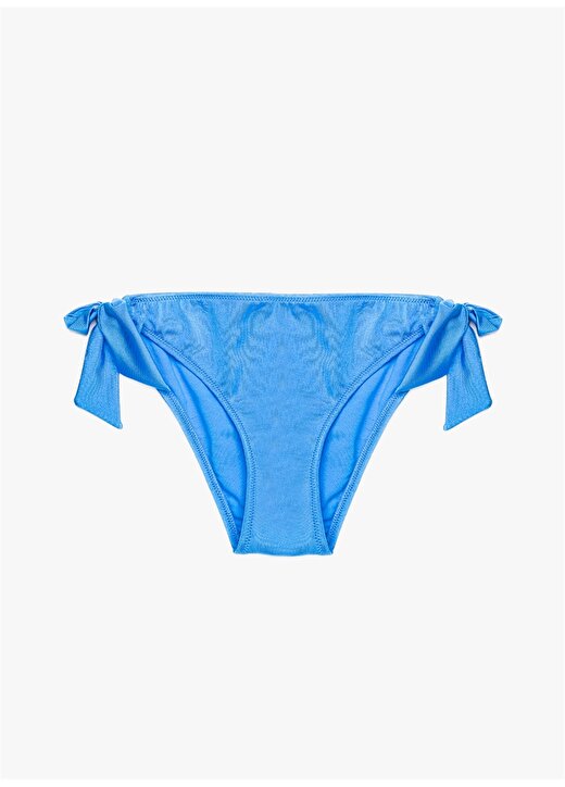 Koton Fiyonk Detaylı Mavi Kadın Bikini Altı 1