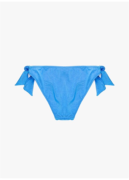 Koton Fiyonk Detaylı Mavi Kadın Bikini Altı 4