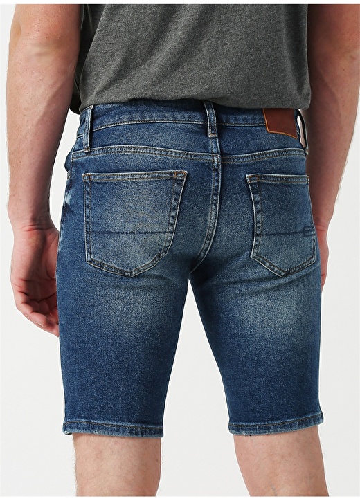 Aeropostale İndigo Denim Şort 4