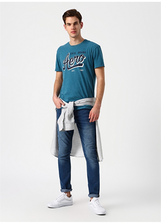 Aeropostale Petrol T-Shirt 2