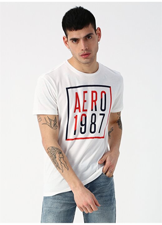 Aeropostale Beyaz T-Shirt 1