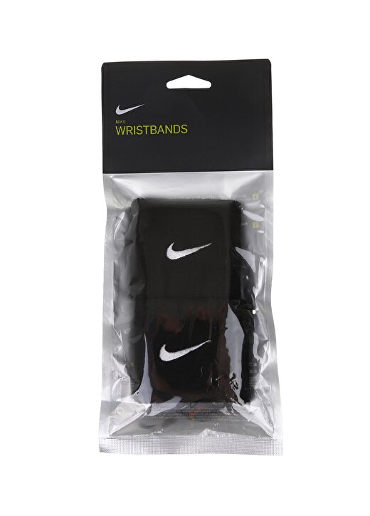 Nike Aksesuar Beyaz - Siyah Sporcu Bilekliği 1