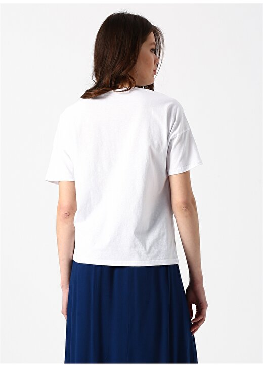 Koton Beyaz T-Shirt 4