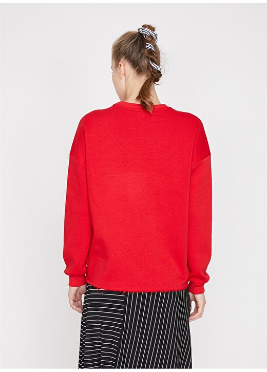 Koton Kırmızı Sweatshirt 4