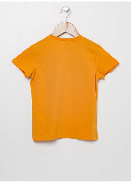 Koton Baskılı Turuncu T-Shirt 2